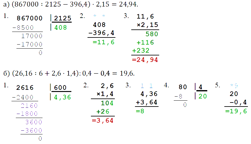 Математика 6 Виленкин. Задачи 247-279
