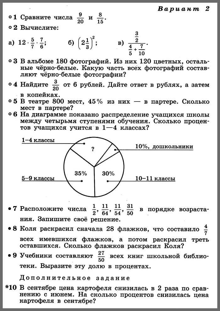 Математика 6 Дорофеев К1-В12